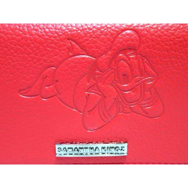 【新品未使用】Samantha Thavasa KINGZ 名刺入れ SAMANTHA KINGZ（サマンサキングズ） 送料無料 ライン ドット 牛革