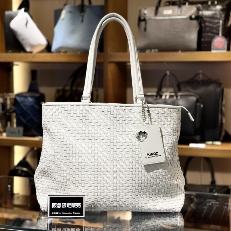キングズ バイ サマンサタバサ 阪急限定 牛革 トートバッグ パスケース