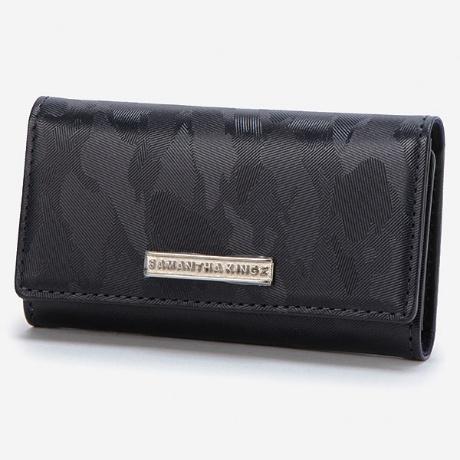 送料無料 キングズ バイ サマンサタバサ カモフラ柄 型押 牛革 キーケース 4連 キーリング1 新品 ネイビー 新品 証明書付 ギフト包装無料 サマンサキングズ | SAMANTHA KINGZ | 14