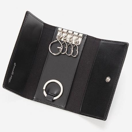 送料無料 キングズ バイ サマンサタバサ カモフラ柄 型押 牛革 キーケース 4連 キーリング1 新品 ネイビー 新品 証明書付 ギフト包装無料 サマンサキングズ | SAMANTHA KINGZ | 16