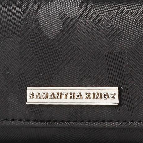 送料無料 キングズ バイ サマンサタバサ カモフラ柄 型押 牛革 キーケース 4連 キーリング1 新品 ネイビー 新品 証明書付 ギフト包装無料 サマンサキングズ | SAMANTHA KINGZ | 17