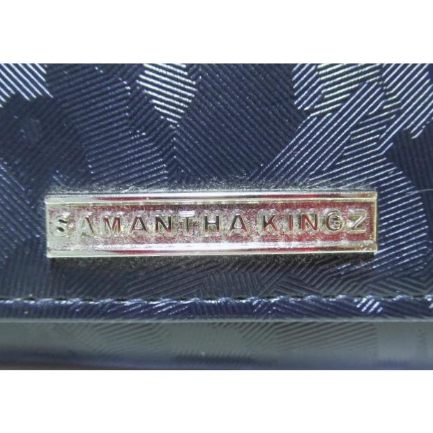 送料無料 キングズ バイ サマンサタバサ カモフラ柄 型押 牛革 キーケース 4連 キーリング1 新品 ネイビー 新品 証明書付 ギフト包装無料 サマンサキングズ | SAMANTHA KINGZ | 03