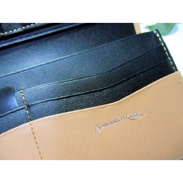 SAMANTHA KINGZ長財布 黒とベージュ キングズ KINGZ バイカラー 長財布 (ベージュ) -Samantha Global