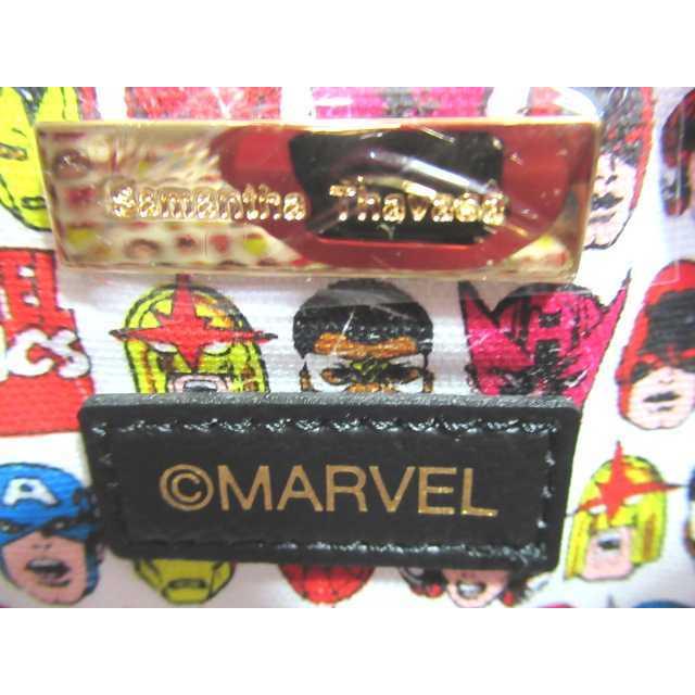 サマンサタバサ アベンジャーズ トートバッグ　ブラック アベクトワ レザースクエアトートバッグ 大サイズ(FREE ブラック