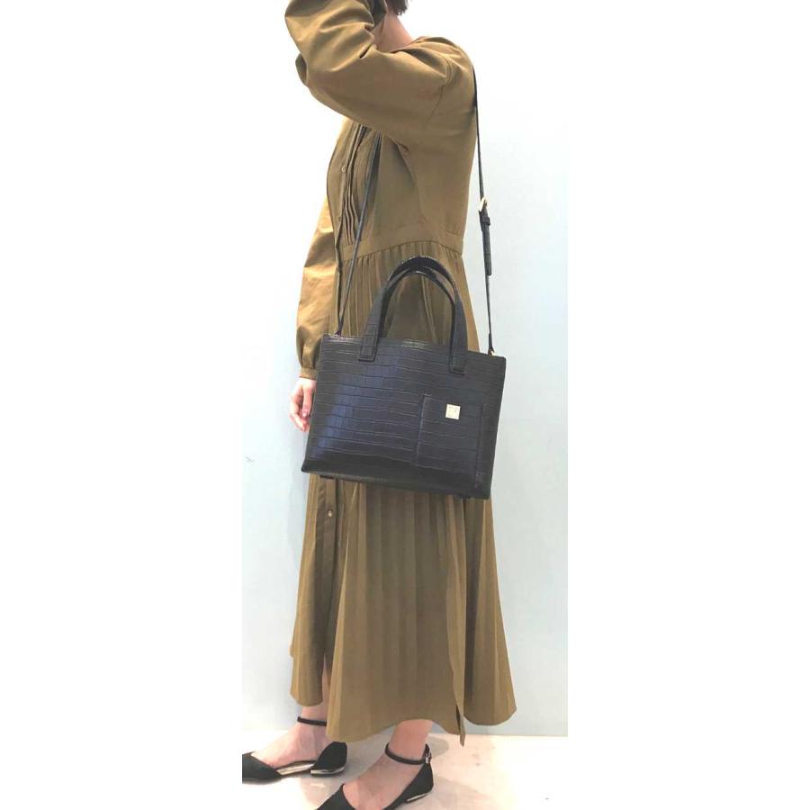 Samantha Thavasa（サマンサタバサ） クロコ型押 2way トートバッグ