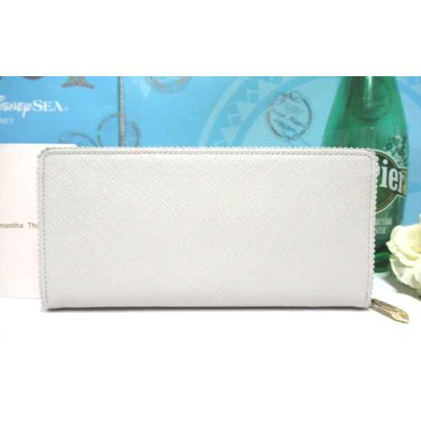 送料無料 サマンサタバサ ロゴ入り 型押 本牛革 フリル カット 