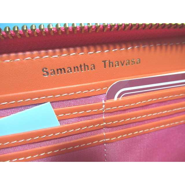 Samantha Thavasa（サマンサタバサ） 送料無料 牛革 ロゴ入 バイカラー