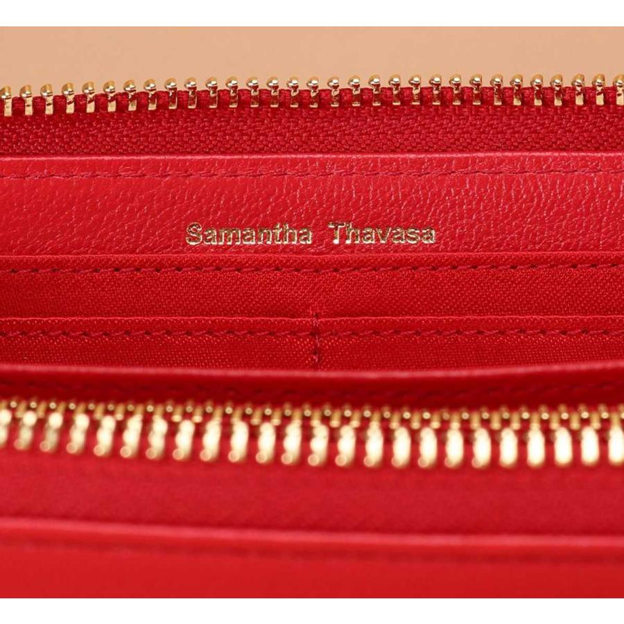 送料無料 サマンサタバサ 本牛革 Sama Thava サマタバ ラウンドジップ ファスナー 長財布 赤 新品 証明書付 ギフト包装無料 開運 金運up サマンサベガ St Lw Samathava Red Samathava コレクション 通販 Yahoo ショッピング