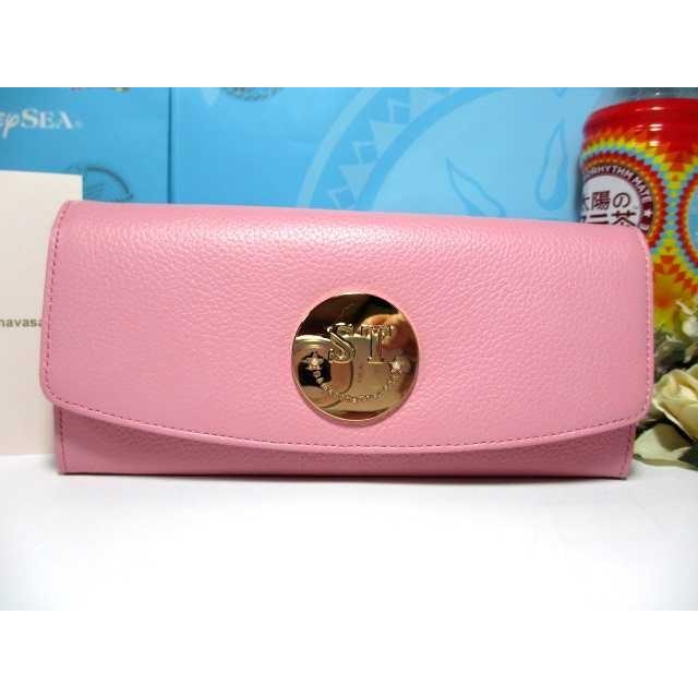 送料無料 サマンサタバサ St スマイル ゴールド ロゴ プレート付 本牛革 かぶせ 長財布 ピンク 新品 証明書付 ギフト包装無料 開運 金運up 春 財布 サマンサベガ St Lw Smile Kb P 1 Samathava コレクション 通販 Yahoo ショッピング