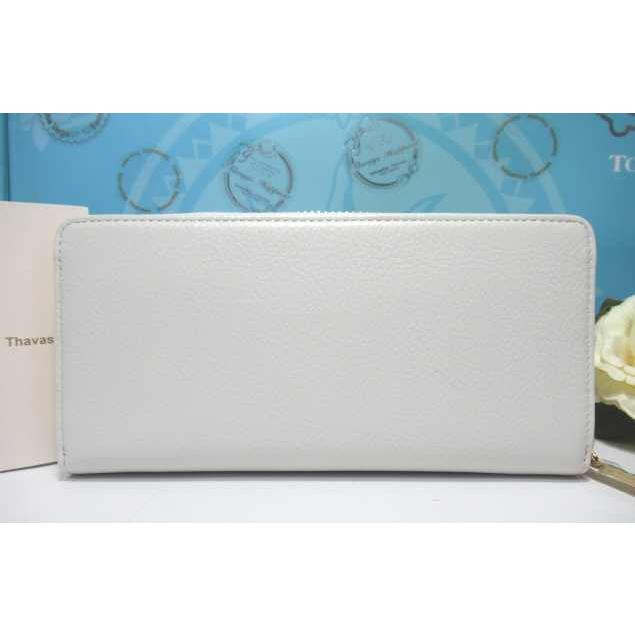 【Samantha Thavasa】新品長財布 オフホワイト&ゴールド　箱付き セール】 バイカラー金具リボン 長財布 （財布・コインケース