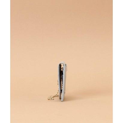 送料無料 サマンサタバサ ST ロゴ モチーフ 牛革 パスケース カード入 定期入れ チェーン付 ライトブルー 新品 証明書付 包装無料 ユニセックス | Samantha Thavasa | 10