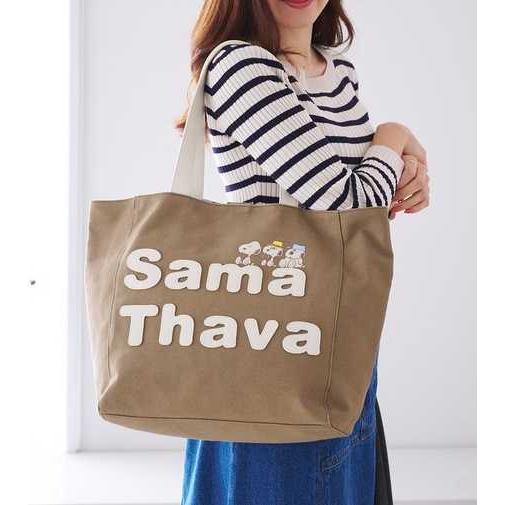 Samantha Thavasa（サマンサタバサ） スヌーピー 限定 ロゴ入 トート 
