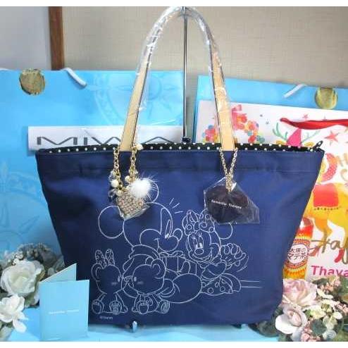 サマンサタバサ ディズニー ユニベア 限定 モカ プリン ミッキー ミニー トートバッグ 紺 ハートチャーム付 肩掛 新品 証明書付 ギフト包装無料 サマンサベガ St Unibearsity Nb G Samathava コレクション 通販 Yahoo ショッピング