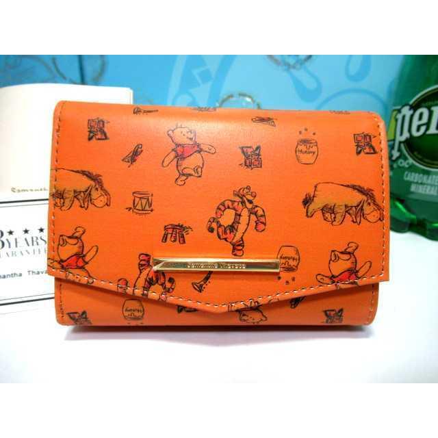 超目玉 本牛革 チャーム付 くまのプーさん 限定 サマンサタバサ 送料無料 三つ折り財布 イーヨー ティガー ディズニー ギフト包装無料 証明書付 新品 ミニ財布 折財布 三つ折り財布 ギフトラッピング 是非お願いします Www 11thspace Com