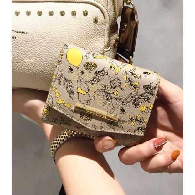 今季新作Samanta Thavasa くまのプーさん 二つ折り財布 サマンサタバサプチチョイス Samantha Thavasa Petit Choice