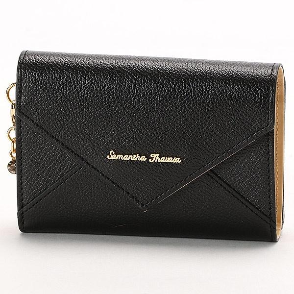 Samantha Thavasa（サマンサタバサ） 送料無料 ロゴ入 シンプル 牛革