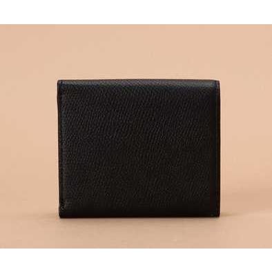 【️音】Samantha Thavasa 三つ折り財布 黒 レザー Samantha Thavasa 送料無料 サマンサタバサ 本牛革 シンプル 三