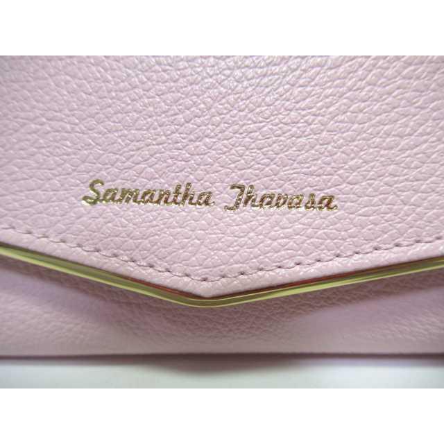 Samantha Thavasa ピンク 三つ折り財布 Samantha Thavasa 送料無料 サマンサタバサ キラキラ ストーン