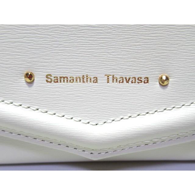 Samantha Thavasa 財布 ホワイト Samantha Thavasa（サマンサタバサ） 送料無料 ロゴ入 シンプル