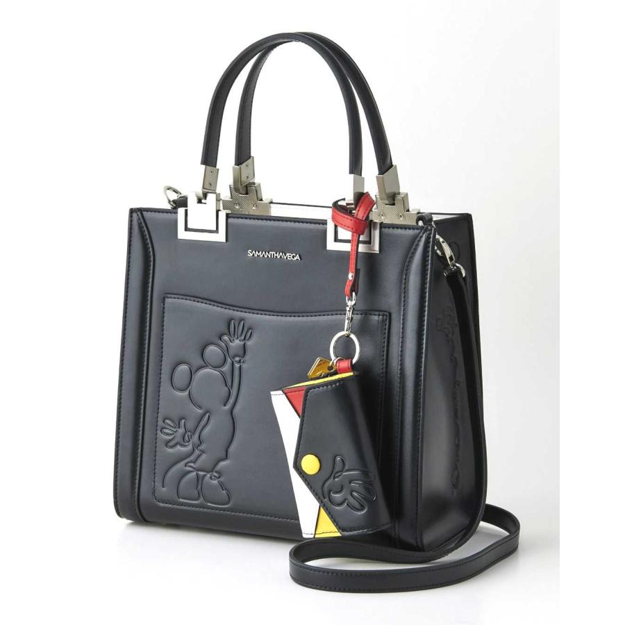 新品タグ付き✨サマンサベガ ディズニー 2way 本革 ショルダーバッグ 限定品 Samantha Vega（サマンサベガ） 限定 ミッキー マルチケース付 2way