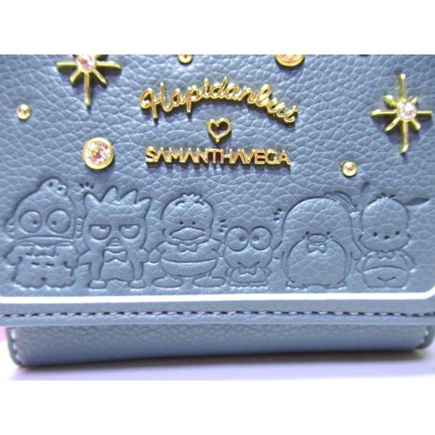 【極美品】SAMANTHA VEGA　サンリオコラボ　はぴだんぶい　三つ折財布 Samantha Vega 送料無料 サマンサベガ 限定 はぴだんぶい 三