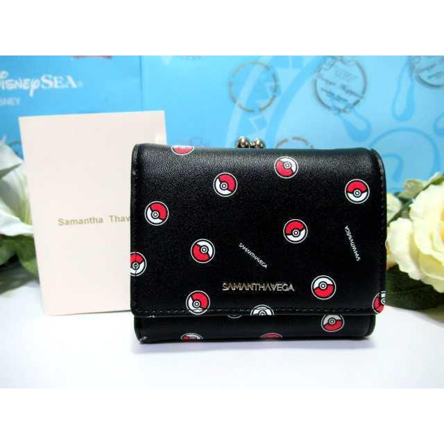 送料無料 サマンサベガ 限定 ポケットモンスター モンスターボール 三つ折り財布 折財布 ミニ財布 黒 新品 証明書付 ギフト包装無料 サマンサタバサ ポケモン Sv W Pokemon Pokeball Bk 1 Samathava コレクション 通販 Yahoo ショッピング