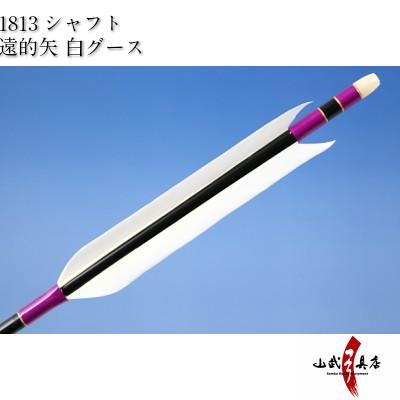 遠的矢 白グース 1813シャフト 6本組 弓道 弓具 矢 D 1155 D 1155 弓道具の専門店 山武弓具店 通販 Yahoo ショッピング