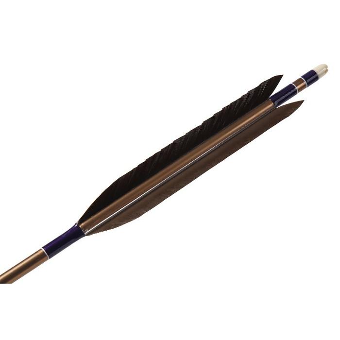 弓道 矢 黒手羽　B級品　2015　6本組【D-1687】 | ブランド登録なし | 01