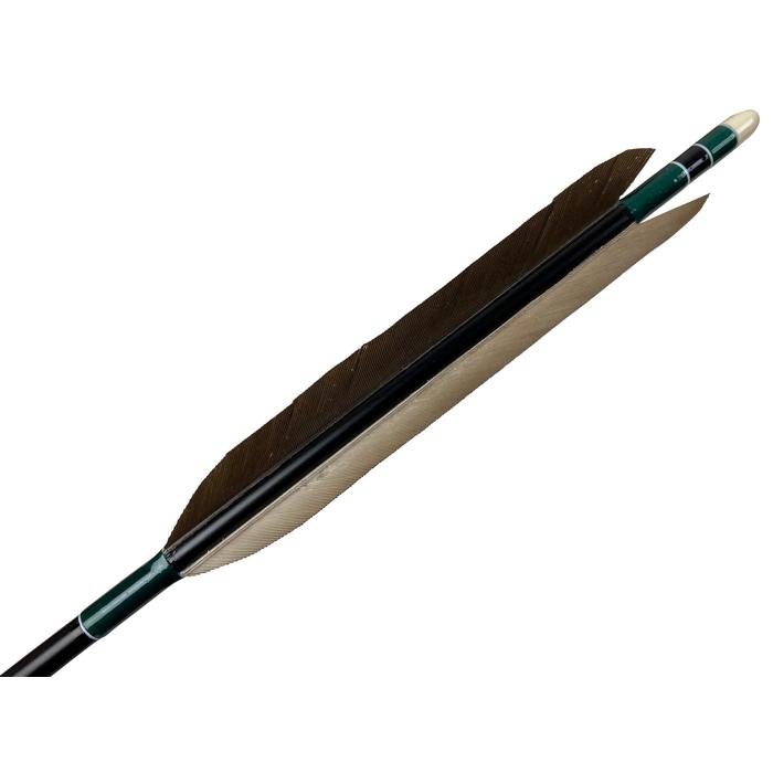 弓道 矢 黒手羽 B級品 2015 6本組【D-1718】 : 弓道具の専門店 山武弓
