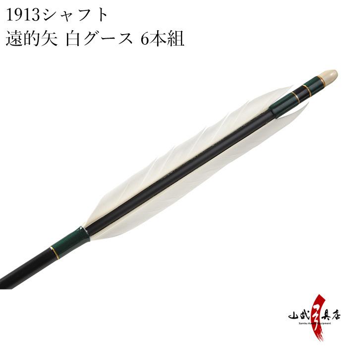 メーカー包装済 遠的矢 白グース 1913シャフト 6本組 イーストン 黒シャフト 推奨弓力13kg 16ｋｇ 送料無料 弓道 矢 D 1727 無料長期保証 Zoetalentsolutions Com