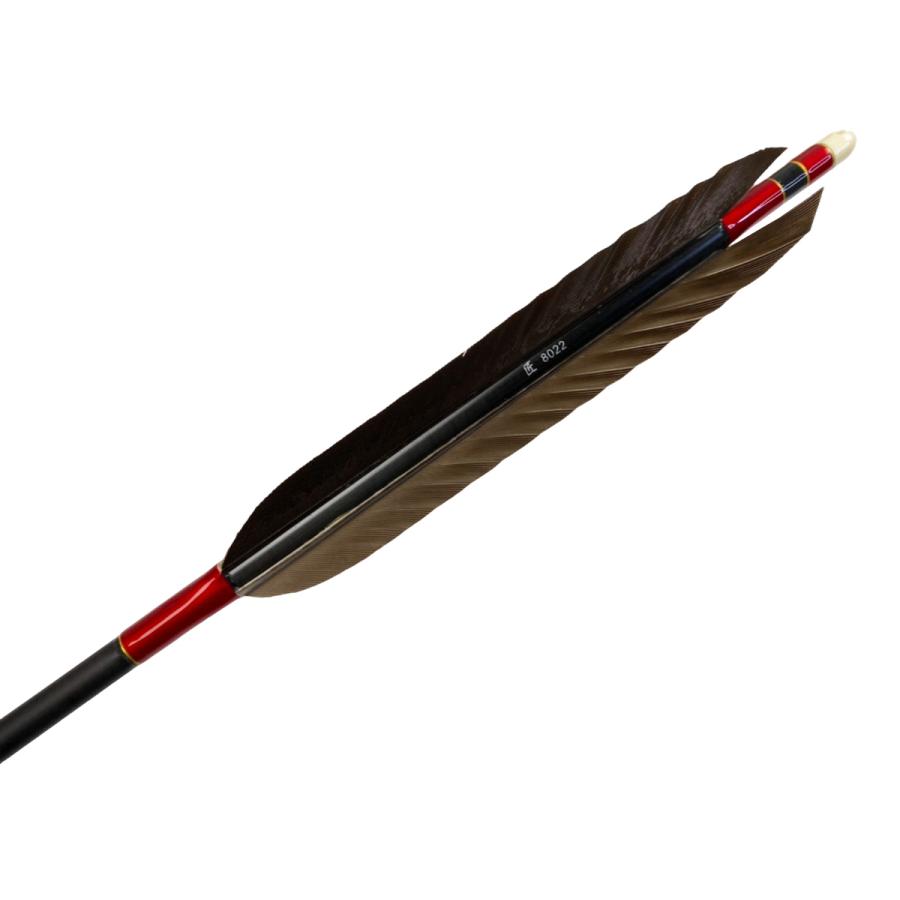 カーボン製 鮎竿 分割式 黒赤 D-1792】Black Wind feather ( 5 types ) - Set of 6 (HAYABUSA