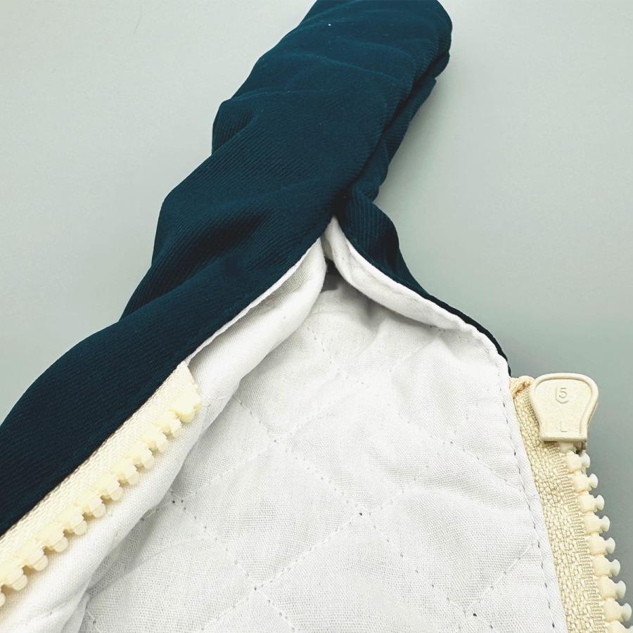 弓道 弓袋 ファスナー式 無地 水色 赤 紺 黒 キルト  弓具 弓道具 一張用 弓 袋 保護 厚め 持ち運び 収納 ナイロン 綿 F-401 | ブランド登録なし | 16