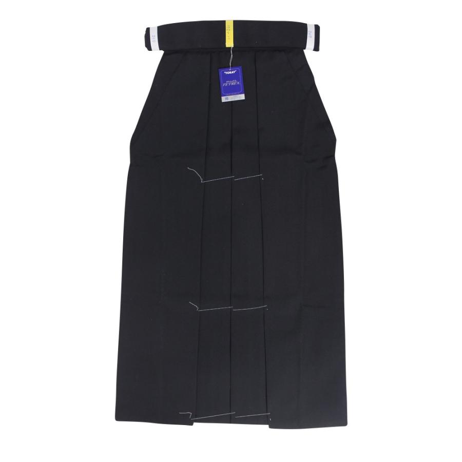 袴 テトレックス袴 28号・29号 黒 男性／女性 黒袴 在庫品 弓道 弓具 弓道着 H-246の画像