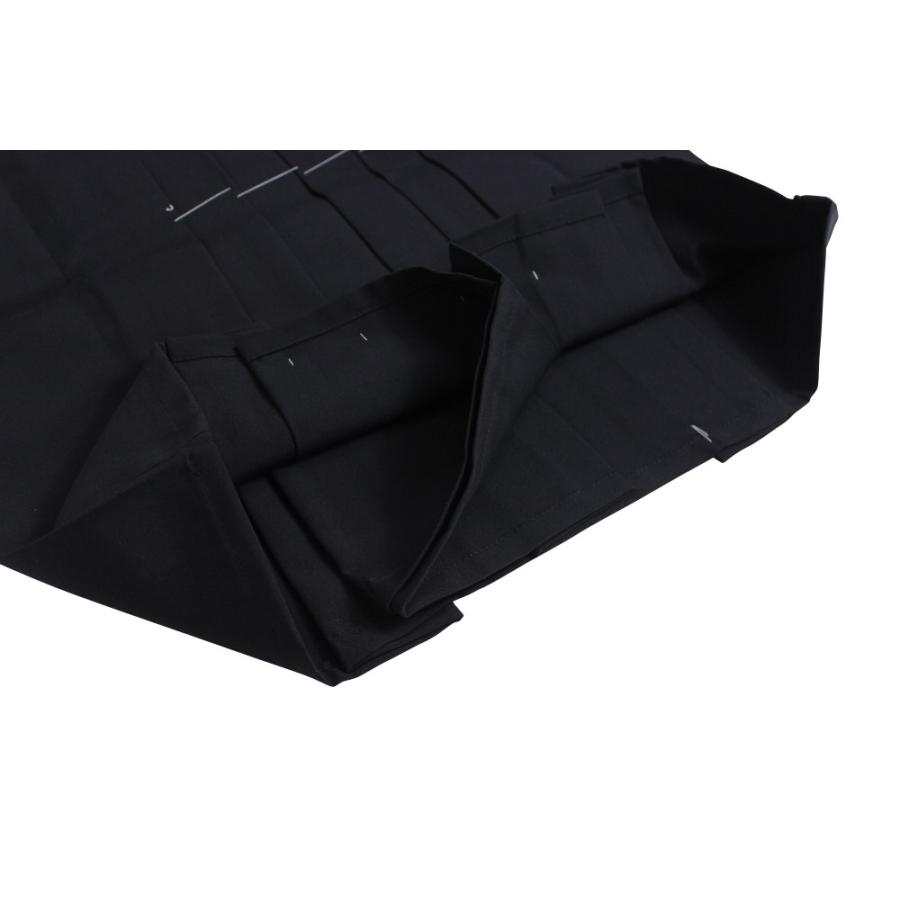 袴 テトレックス袴 28号・29号 黒 男性／女性 黒袴 在庫品 弓道 弓具 弓道着 H-246の画像