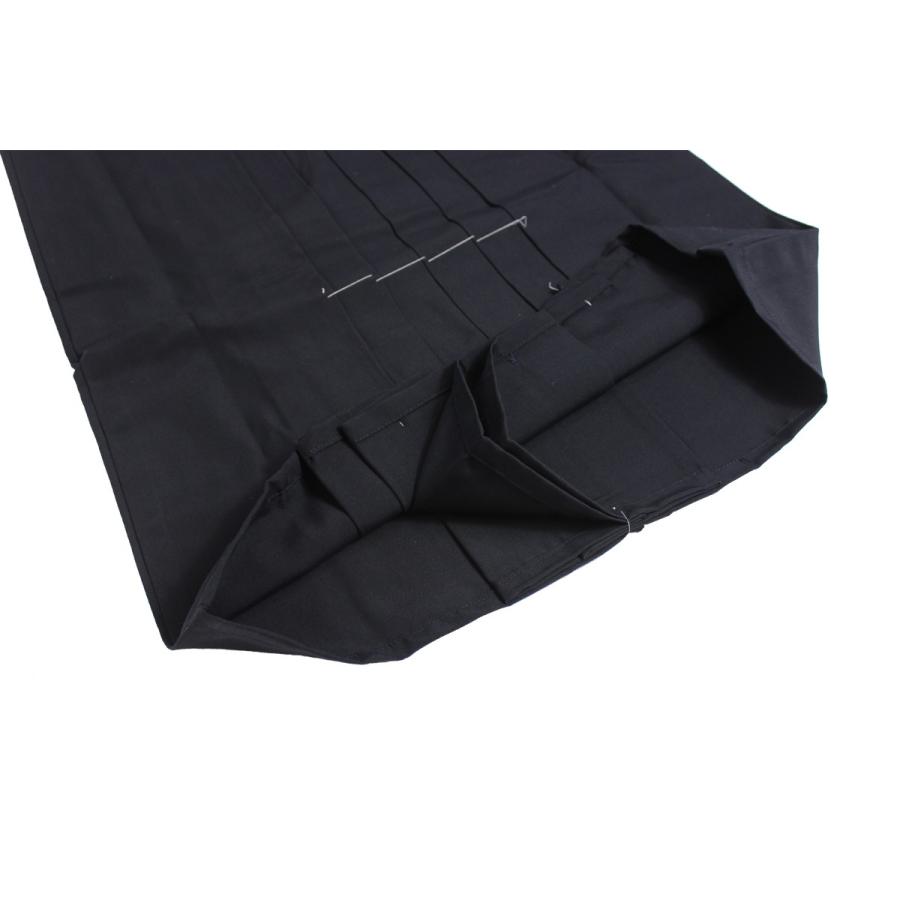 袴 テトレックス袴 28号・29号 黒 男性／女性 黒袴 在庫品 弓道 弓具 弓道着 H-246の画像