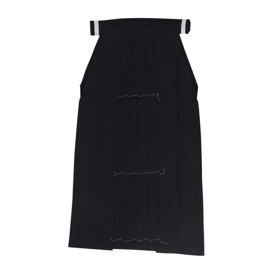 袴 テトレックス袴 28号・29号 黒 男性／女性 黒袴 在庫品 弓道 弓具 弓道着 H-246の画像