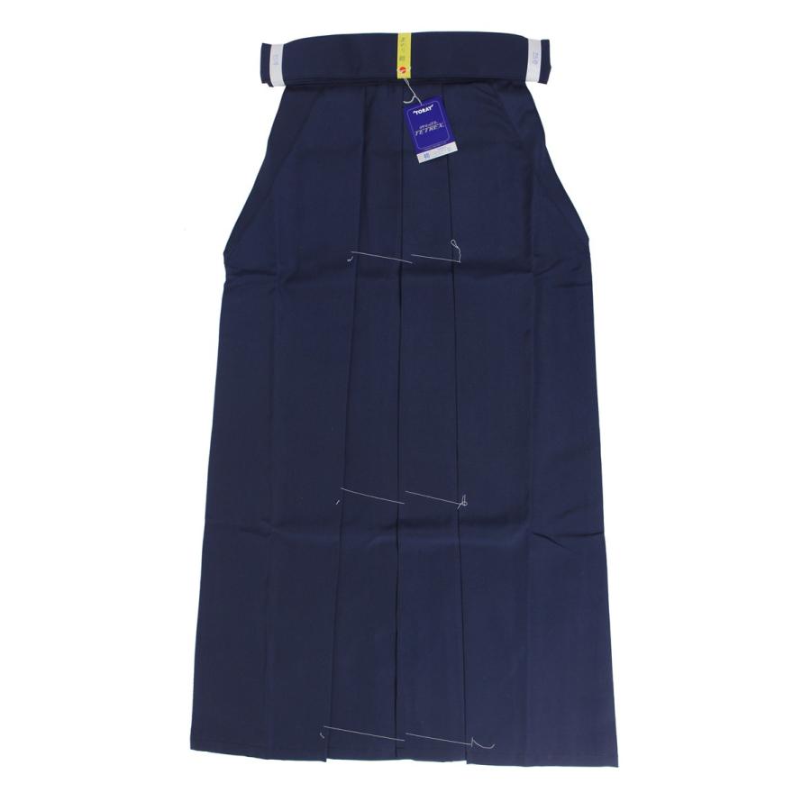 袴 テトレックス袴 21号〜27号 紺 女性 馬乗り 紺袴 在庫品 弓道 弓具 弓道着 H-247の画像