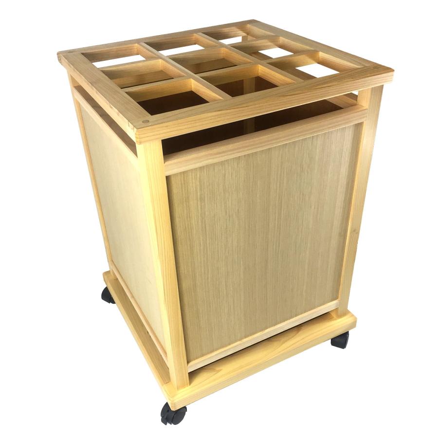 矢立箱　9マス やたてばこ 木製 道場備品 送料無料  キャスター選択可 寄贈 弓道 弓具 弓道具 商品番号I-033 山武弓具店 | ブランド登録なし | 01