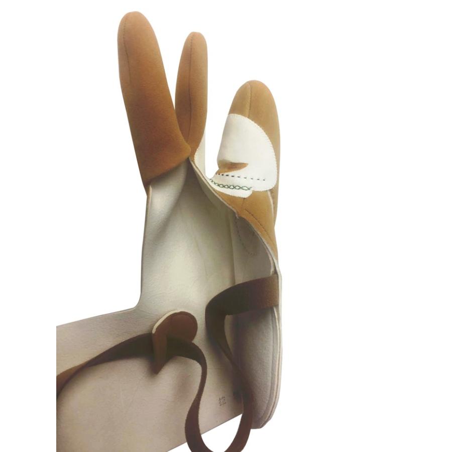 堅帽子 三ツカケ 控えなし 茶色 カケ ゆがけ ユガケ 【J-166】※在庫限り | ブランド登録なし | 02