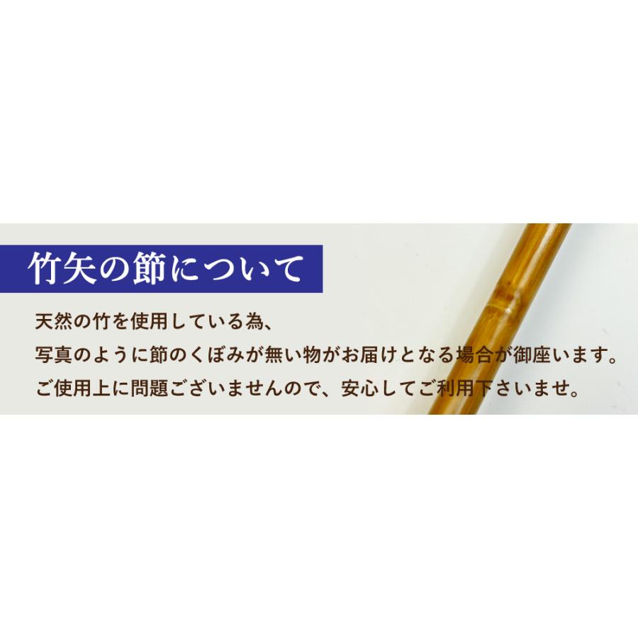 竹矢 オーダー製作 並篦 花白鳥 6本組 弓道 弓具 矢 竹 オーダーメイド