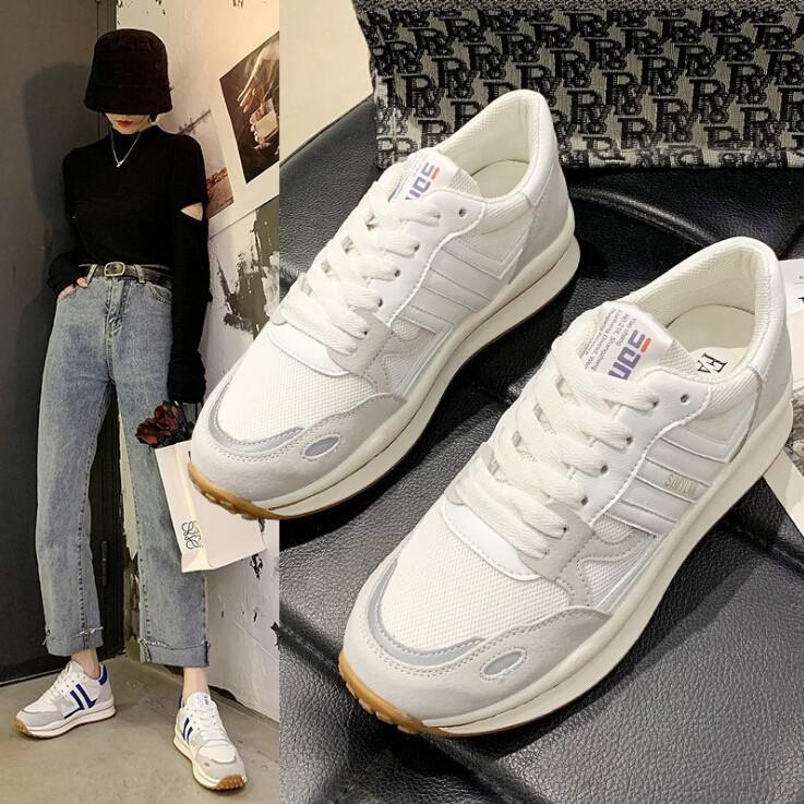 スニーカー レディース シューズ 白 おしゃれ 通勤 靴 韓国風 歩きやすい 軽量 美脚 カジュアル 身長up 疲れない ローカット 最大 オフ