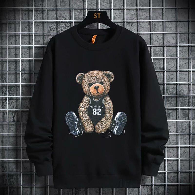 パーカー メンズ おしゃれ パーカ トップス 大きいサイズ 40代 50代 長袖 春秋服 熊 プル