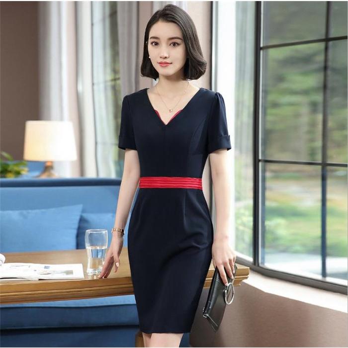 ワンピース 夏 フォーマルワンピース 通勤 オフィス 服 女性 レディース タイト 膝丈 フォーマル スーツ 入学式 卒業式 30代 40代 50代 Sjxz007 Sami 通販 Yahoo ショッピング