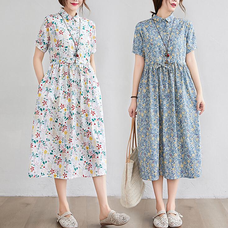 ワンピース レディース 40代 ロングワンピース 夏 半袖 きれいめワンピース 花柄 オシャレ オフィス 通勤 結婚式 お出かけ 30 Ski1419 Sami 通販 Yahoo ショッピング