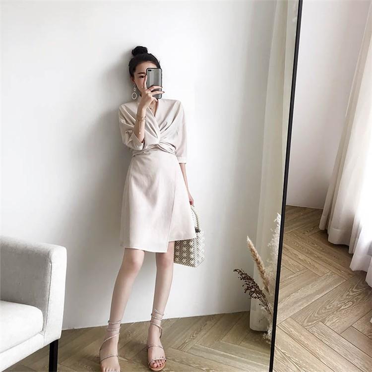 即納特典付き ワンピース レディース 40代 膝丈 きれいめ 夏ワンピ 最安値に挑戦 Oassf Net