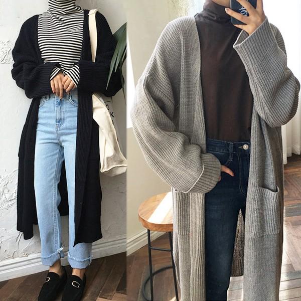 ニットカーディガン ロング丈 レディース コーディガン オシャレ 40代 カットソー 3色 ロングカーディガン コーデ ニット コート 着痩せ 秋冬 Smywt076 Sami 通販 Yahoo ショッピング