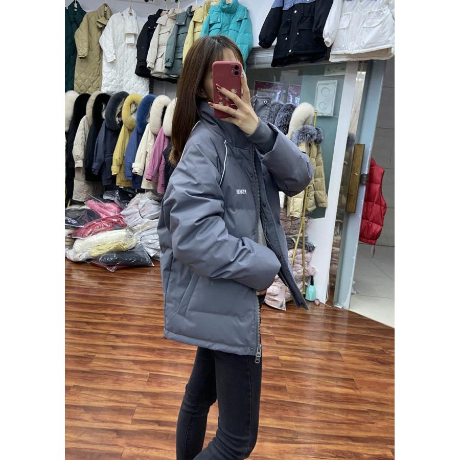 ダウンジャケット ダウンコート レディース ショット 中綿コート 通学