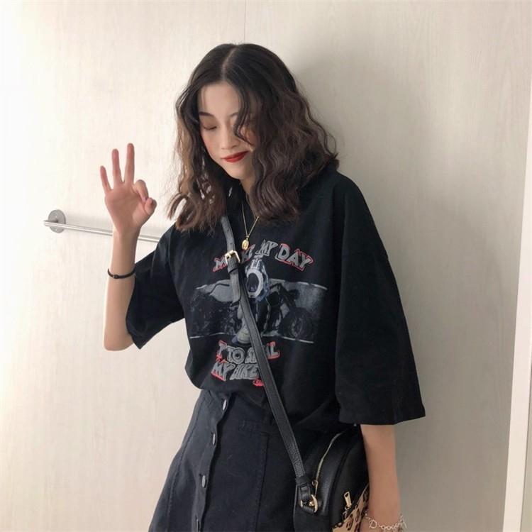 Tシャツ レディース オシャレ 夏 トップス 黒tシャツ 半袖 クール ｔシャツ カジュアル お出かけ Stx116 Sami 通販 Yahoo ショッピング