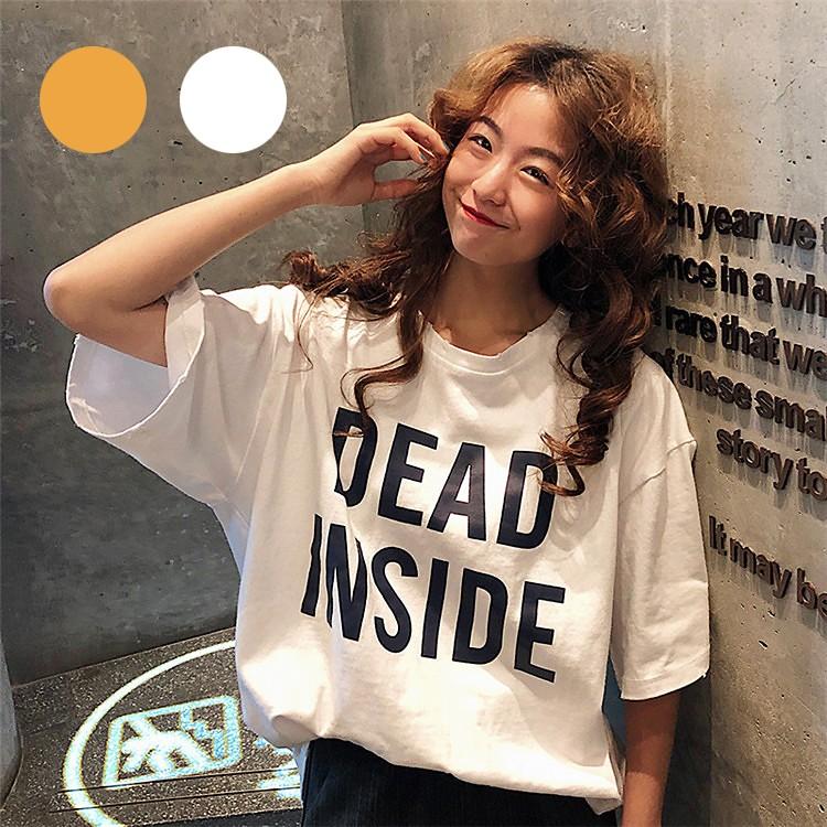 Tシャツ レディース オシャレ 夏 トップス 白tシャツ 半袖 英字柄 ｔシャツ カジュアル お出かけ 黄色 韓国風 ロング丈 Stx117 Sami 通販 Yahoo ショッピング