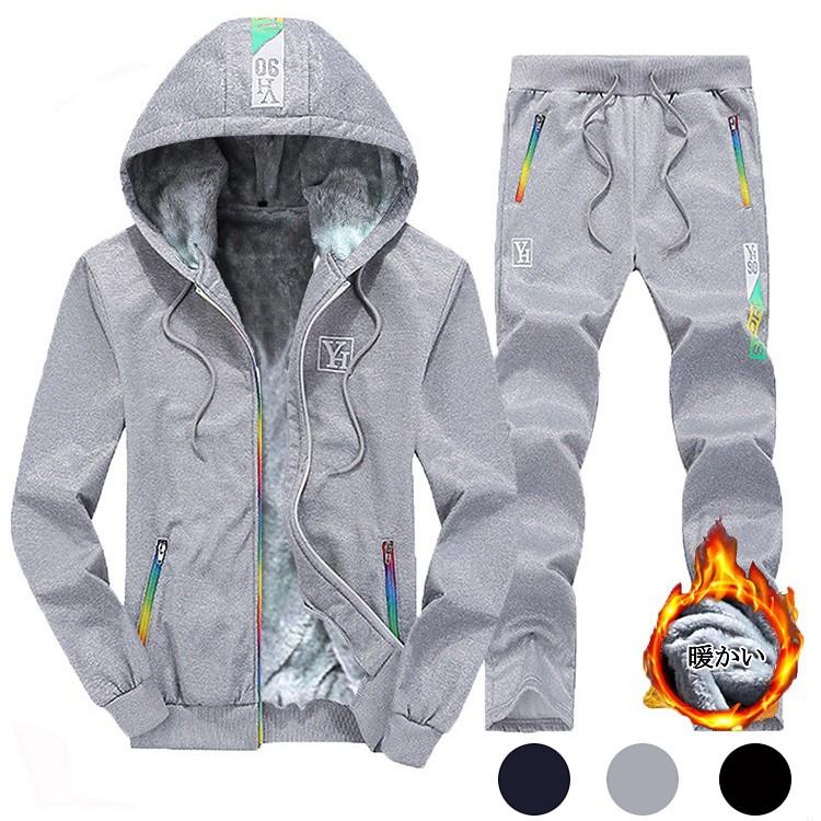 セットアップ ジャージ メンズ スウェット 裏起毛 上下セット ロングパンツ ボア おしゃれ 長袖 2点セット秋冬 韓国風 3色 Sydt029 Sami 通販 Yahoo ショッピング